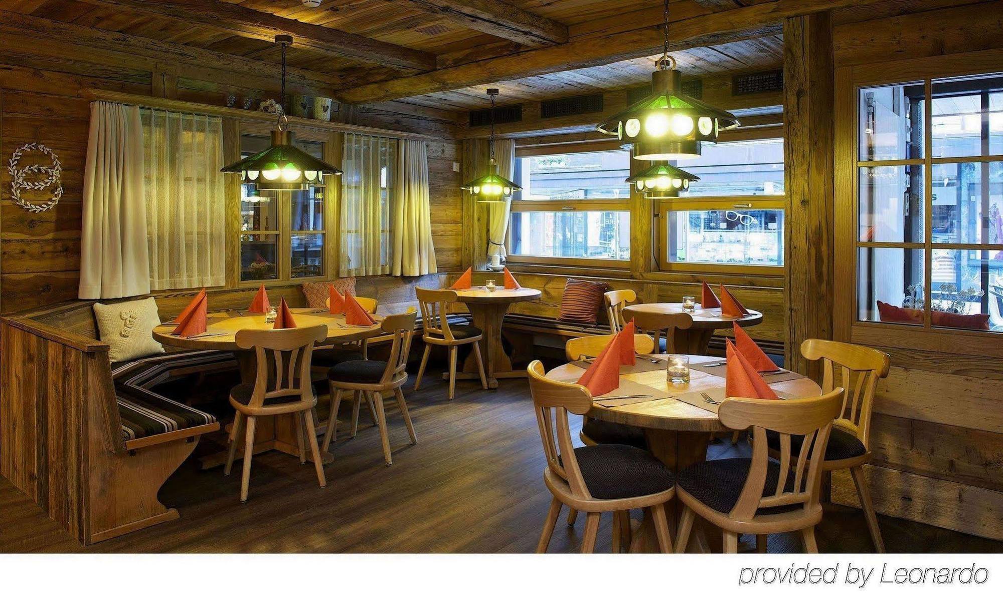 Hotel Pollux Zermatt Restaurace fotografie